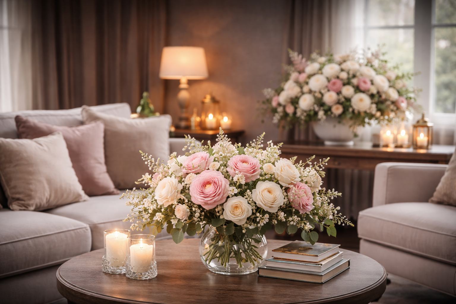 Objets de décoration et compositions florales intérieures